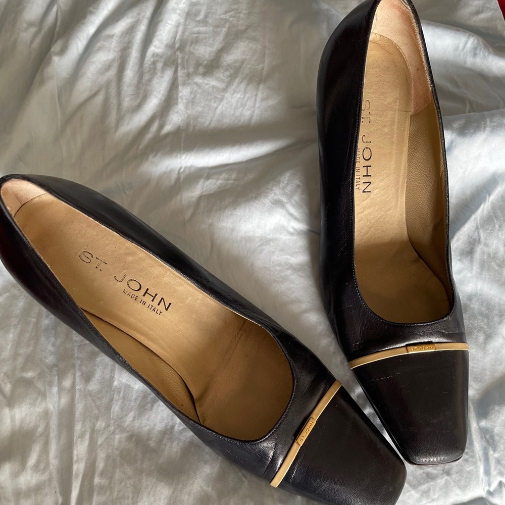 Beautiful Blue St John's shoes Gently Worn